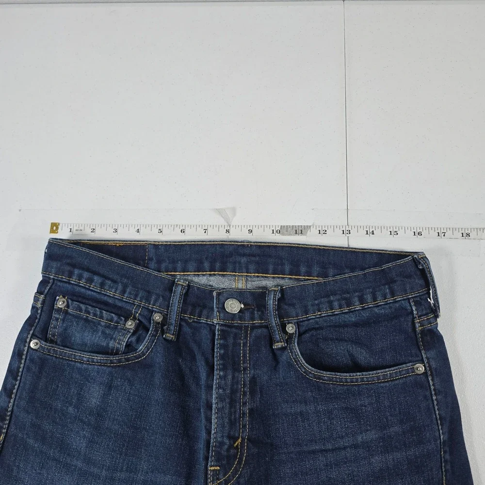 Levi's 511 Slim Fit Mens Dark Wash Blue Denim Jeans 33x30 0511